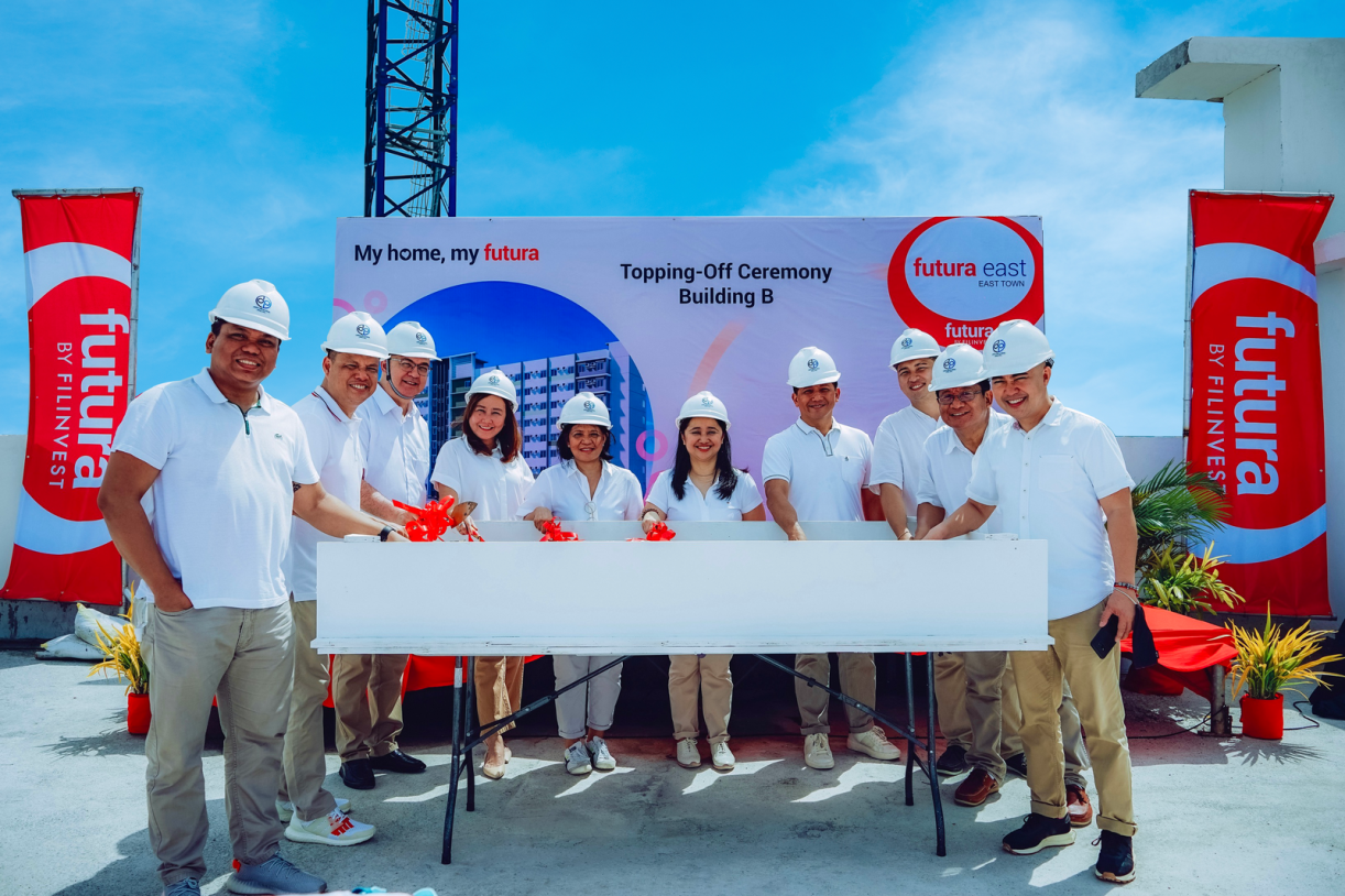 Filinvest Land Tops Off Building B In Futura East Condo Community In Cainta